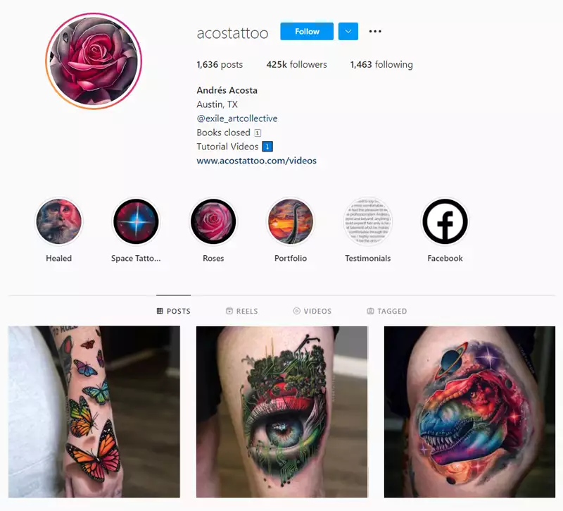 Andreas Acosta - worlds best tattoo artist