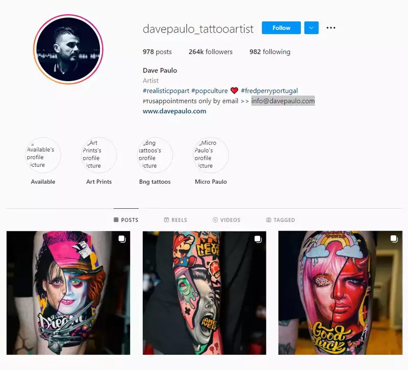 Dave Paulo - worlds best tattoo artist