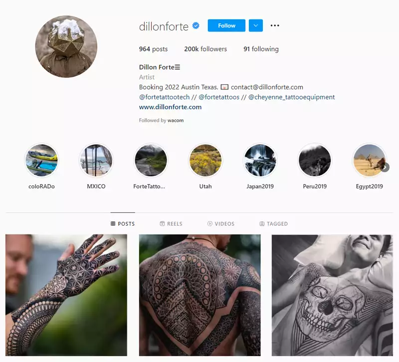 Dillon Forte - worlds best tattoo artist