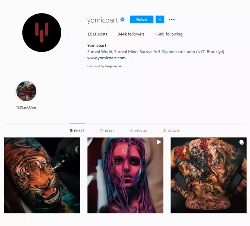 Yomicoart - worlds best tattoo artist